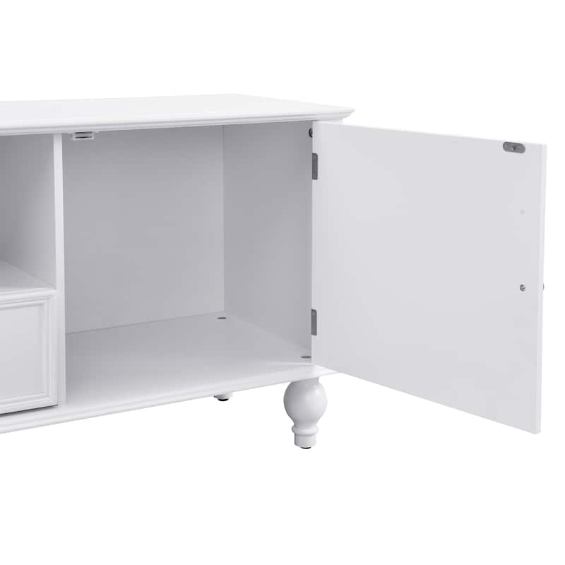 70.9" TV Stand for TVs up to 80", Entertainment Center w/ Storage