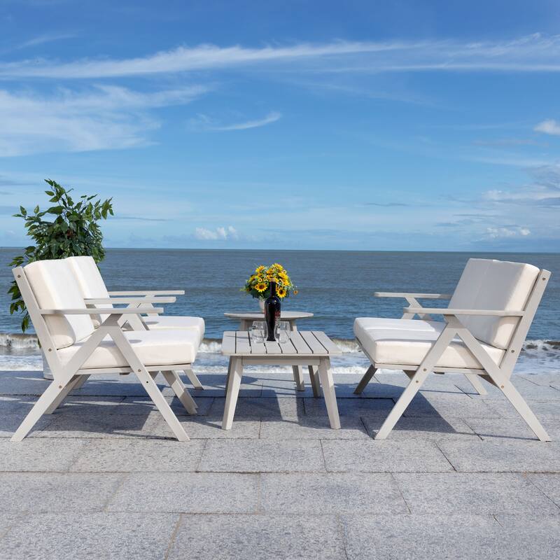 SAFAVIEH Outdoor Adalgisa 5-Piece Outdoor Set - 31W x 31D x 49H
