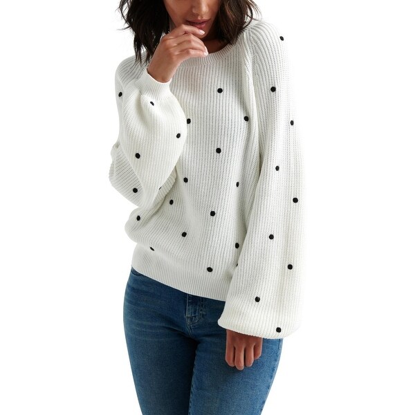 lucky brand polka dot sweater