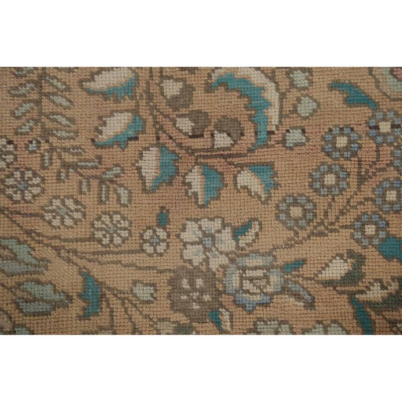 Tabriz Persian Vintage Area Rug Handmade Bedroom Wool Carpet - 6'6"x 9'8"