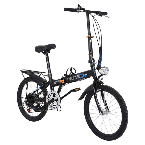 20in 7 Speed ​​City Folding Mini Compact Bike Bicycle Urban Commuter Foldable 