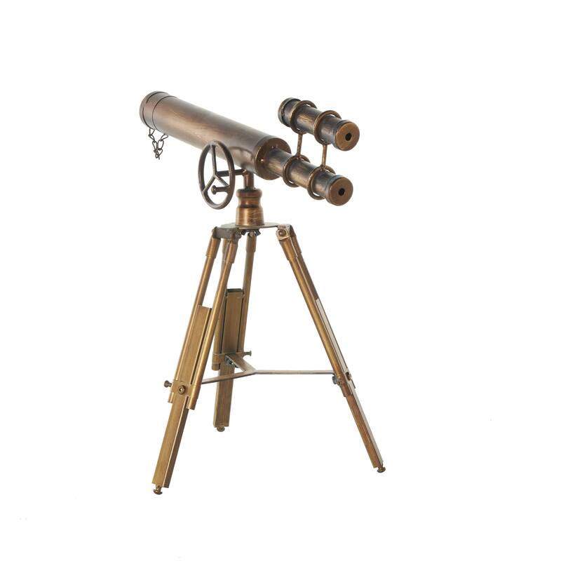 Metal Telescope - Brass - Roche River Decor