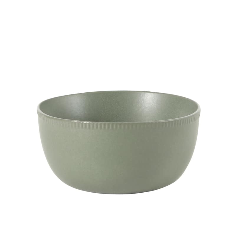 Gibson Elite Menlo Park 16-Piece Pottery Clay Stoneware Dinnerware Set - Reactive Glaze, Embossed, Service for 4