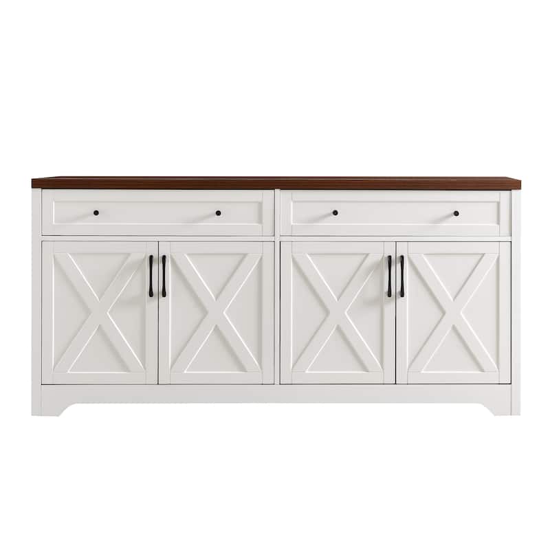 Framehouse 61'' TV Stand for TVs up to 70", Media Console Table, TV Cabinet