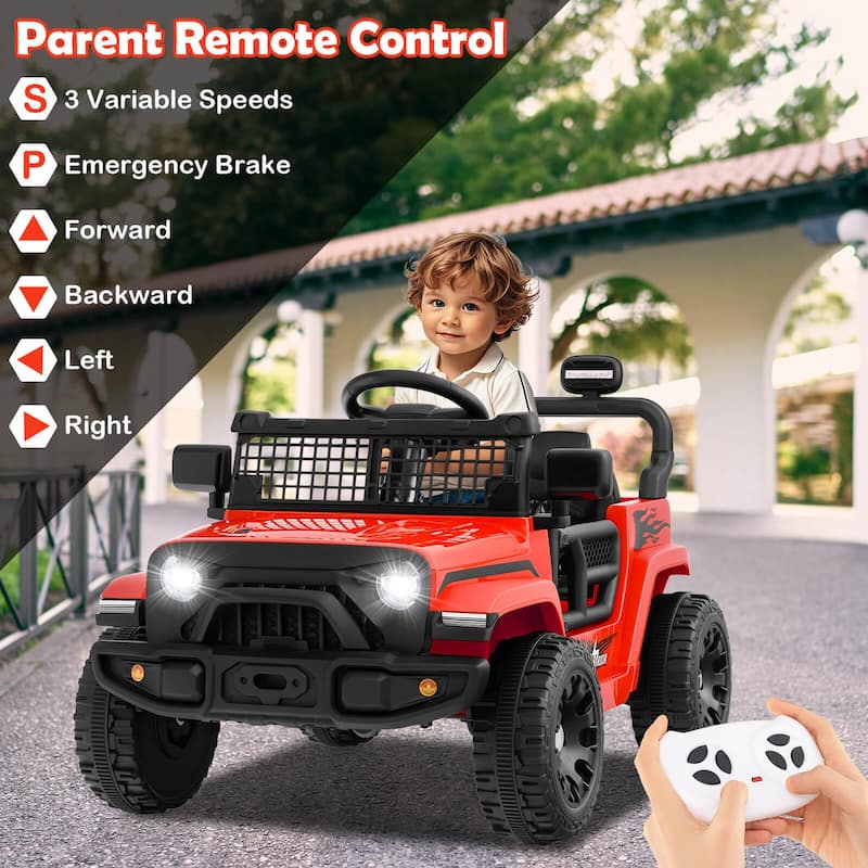 Costway 12V Kids Ride on Truck Car Battery Powered Electric Vehicle - See Details