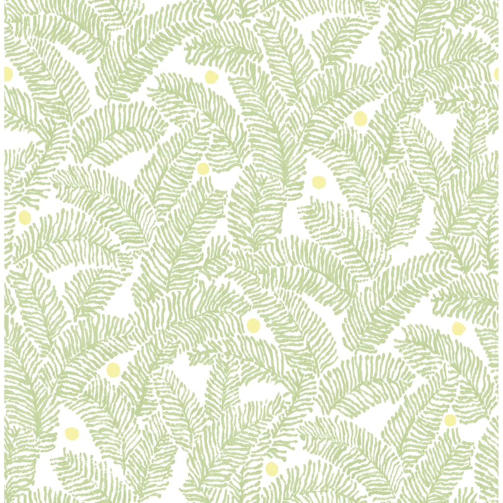 A-Street Prints Athina Sage Fern Wallpaper
