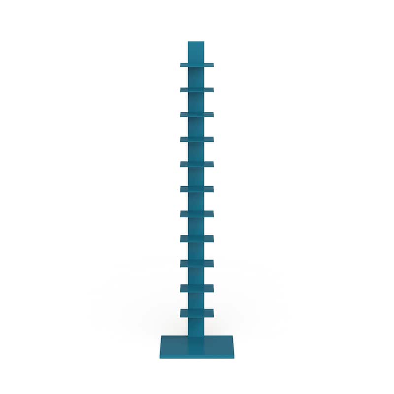 SEI Furniture Denargo Blue Spine Tower Shelf