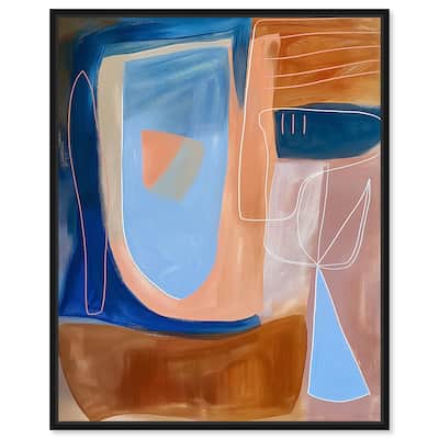 An Abstract Oil II Canvas by Art Remedy