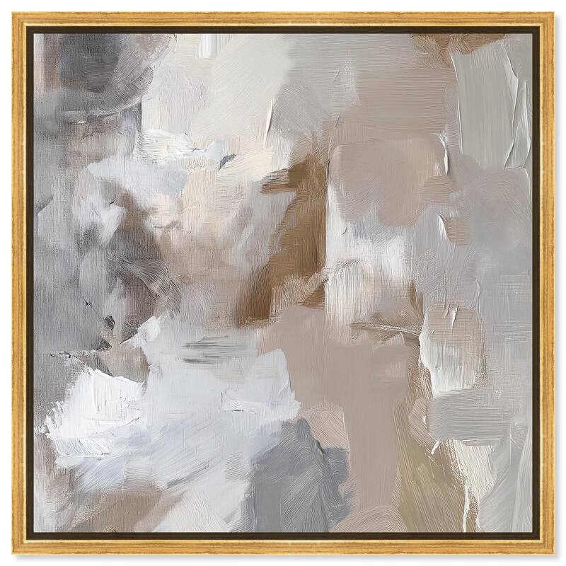 Faded Textured III Canvas by Art Remedy - Gold - 40" x 40"