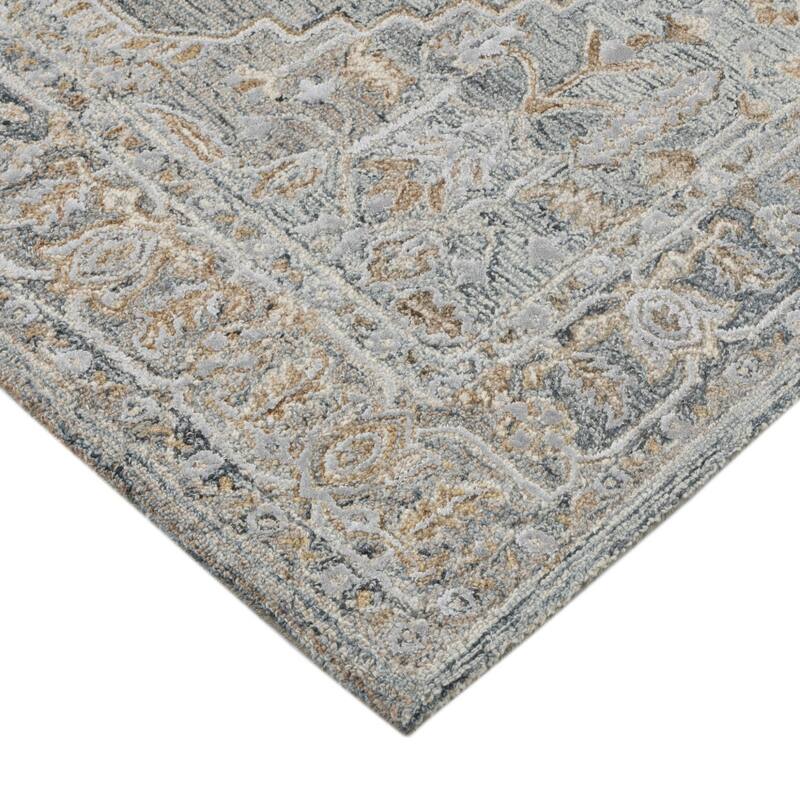 HomeRoots Oriental Transitional Rectangle Area Rug