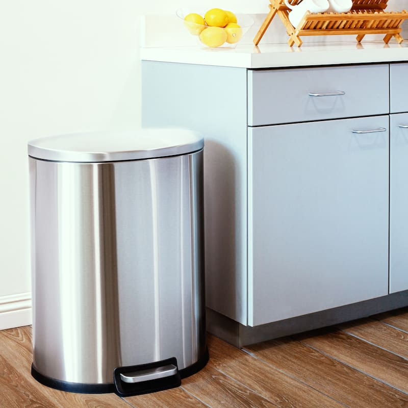 Qualiazero 50L / 13.2 Gallon D-Shape Step Can
