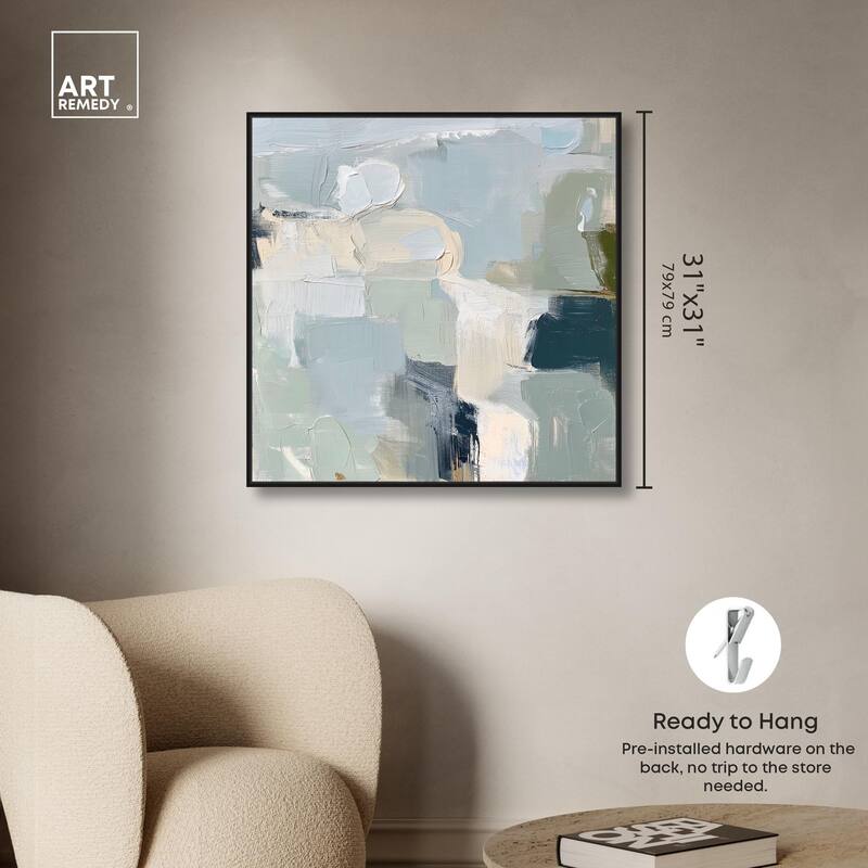Seafoam and Sand II Canvas by Art Remedy