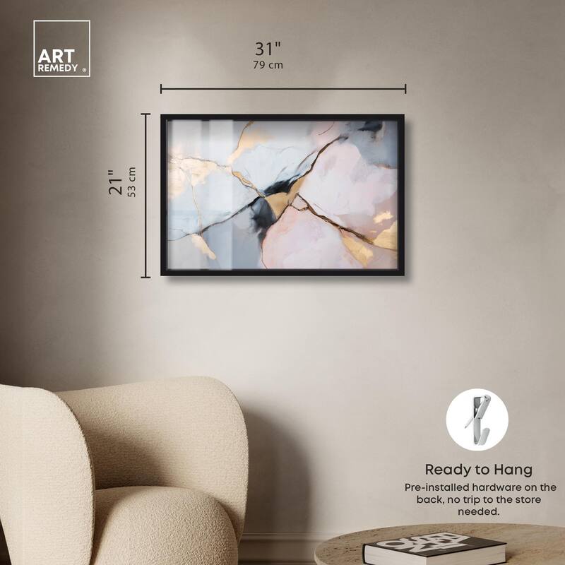 Gilded Veins Shadowbox by Art Remedy