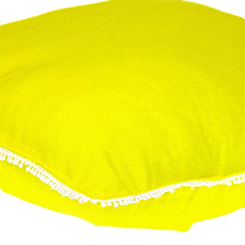 Solid Square Throw Pillow - 16" - Yellow