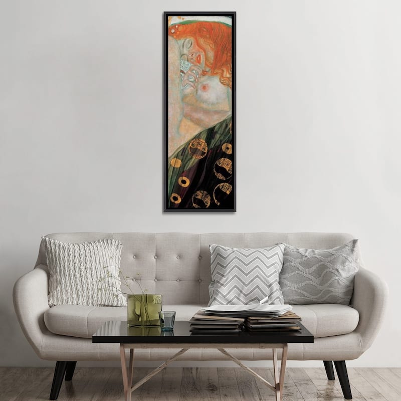 iCanvas "Danae, Vertical" by Gustav Klimt Framed