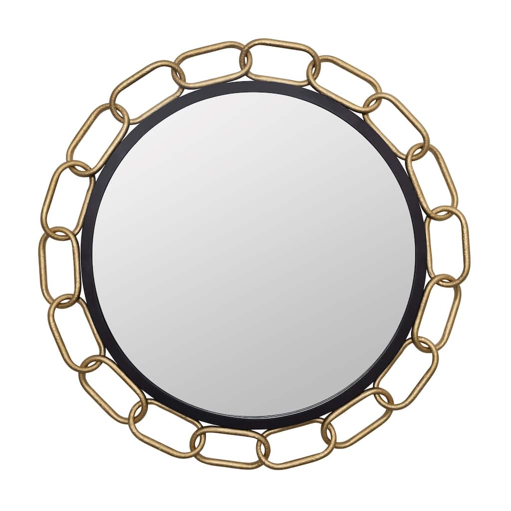 Chains of Love 30 Inch Round Wall Mirror