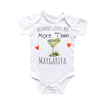 Margarita Cocktail - Baby Boy Girl Clothes Infant Bodysuit Funny Cute Newborn