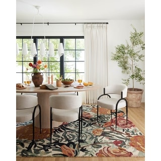 Alexander Home Evelyn Floral Bouquet Area Rug