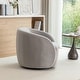 preview thumbnail 88 of 107, SEYNAR Modern Glam Velvet Upholstered 360 Degree Swivel Accent Armchair