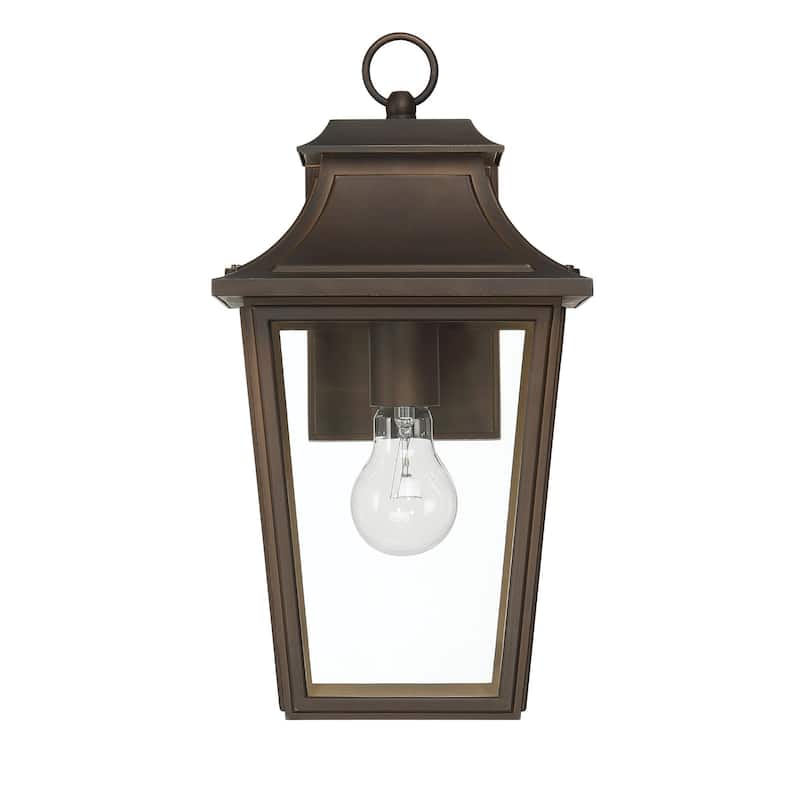 Hunter Spring Cove Outdoor Wall Light - Front Porch, Patio, Garage, Pergola - Traditional, Mission - Resists Corrosion!