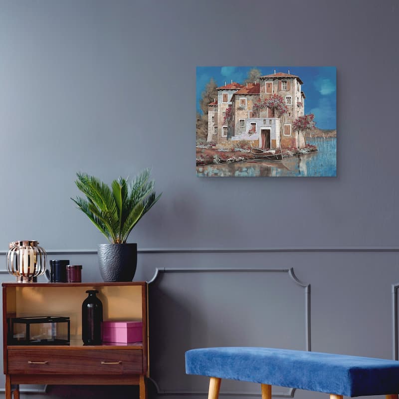 Mareblu Light by Guido Borelli Canvas Art Print