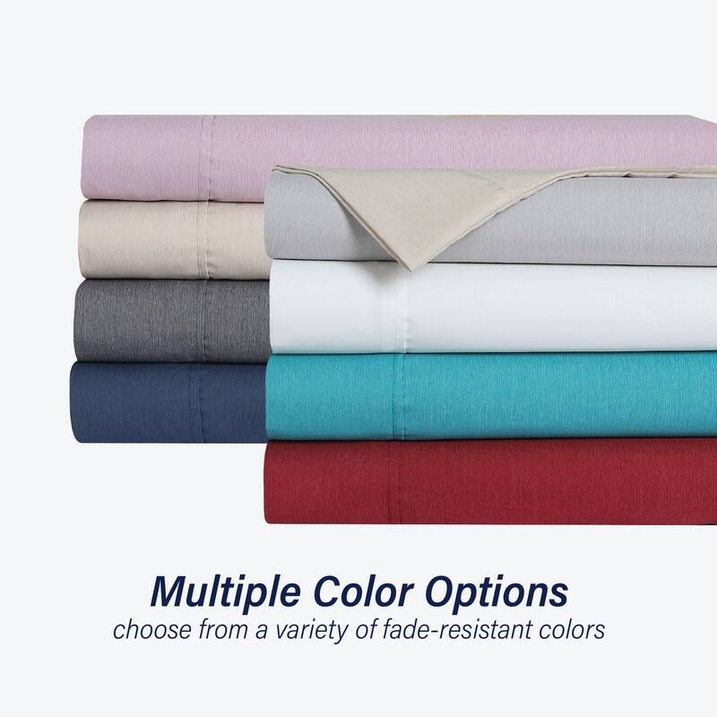 Swift Home Breathable and Durable Poly Bamboo 6-Piece Bed Sheet Set