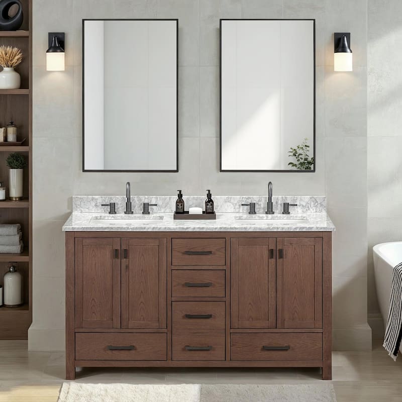 Avanity Modero 60 in. Double Bathroom Vanity Cabinet - 60"W x 21"D x 34"H