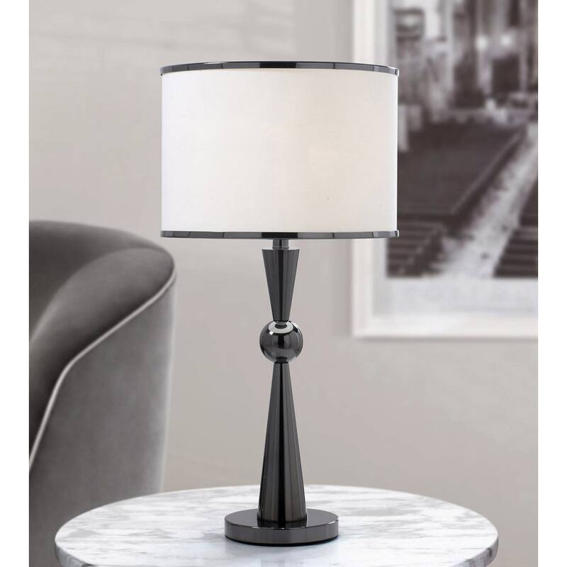 HomeGlam 28.5-inch Dione Metal Table Lamp