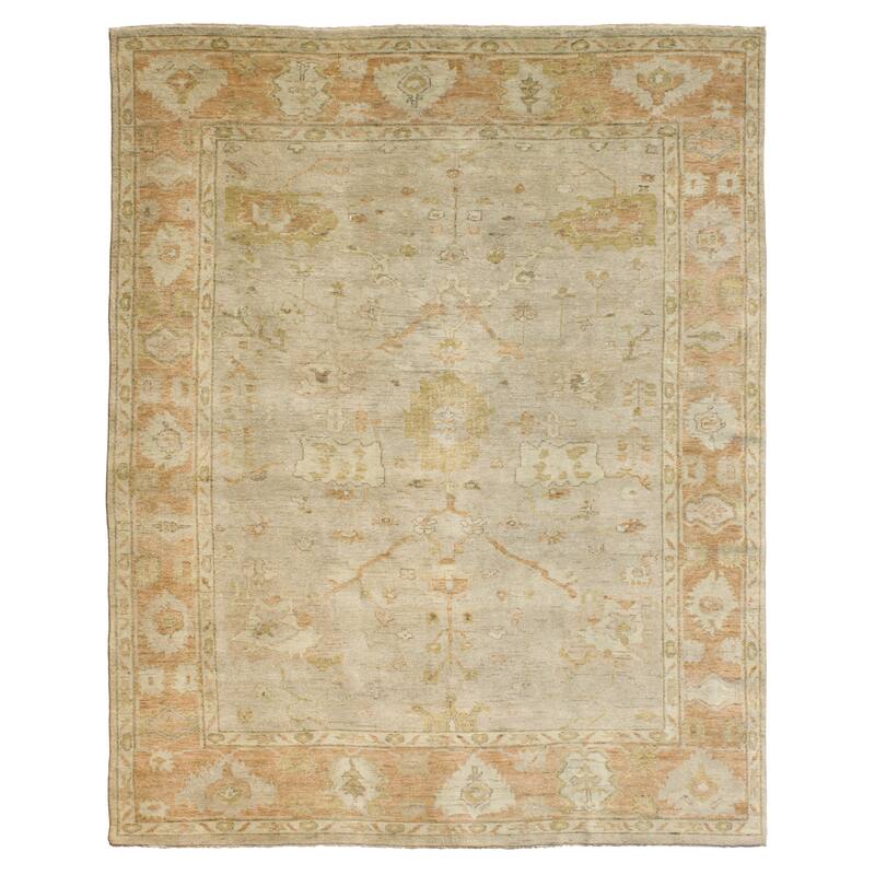 Traditional Multi-Colored Hand-Knotted Wool Area Rug - 2'6" x 10' - Multi-Colored