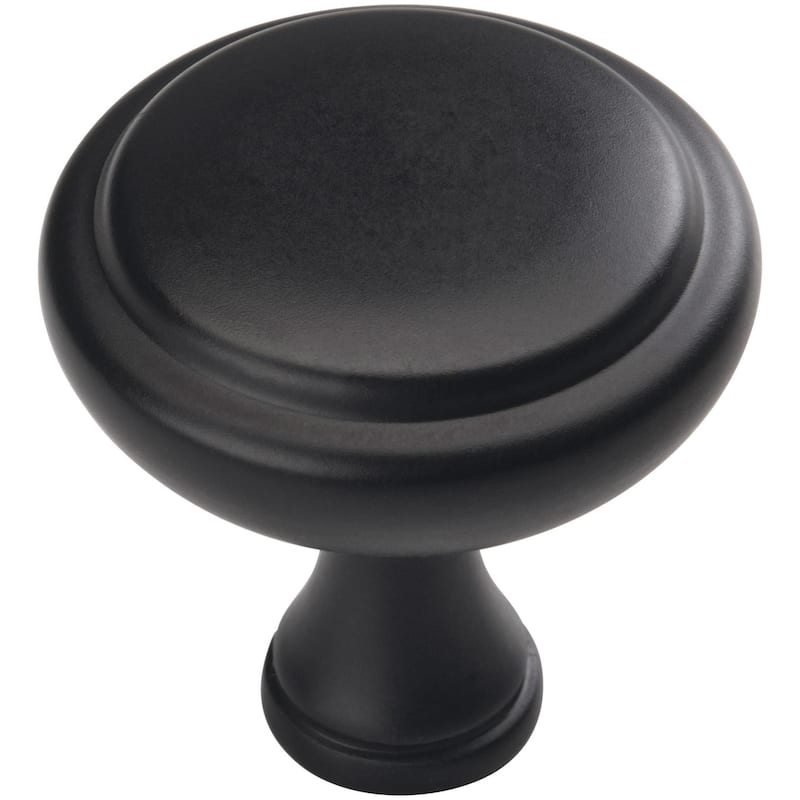 Amerock BP37340 Arden 1-1/4" Mushroom Cabinet Knob - Matte Black