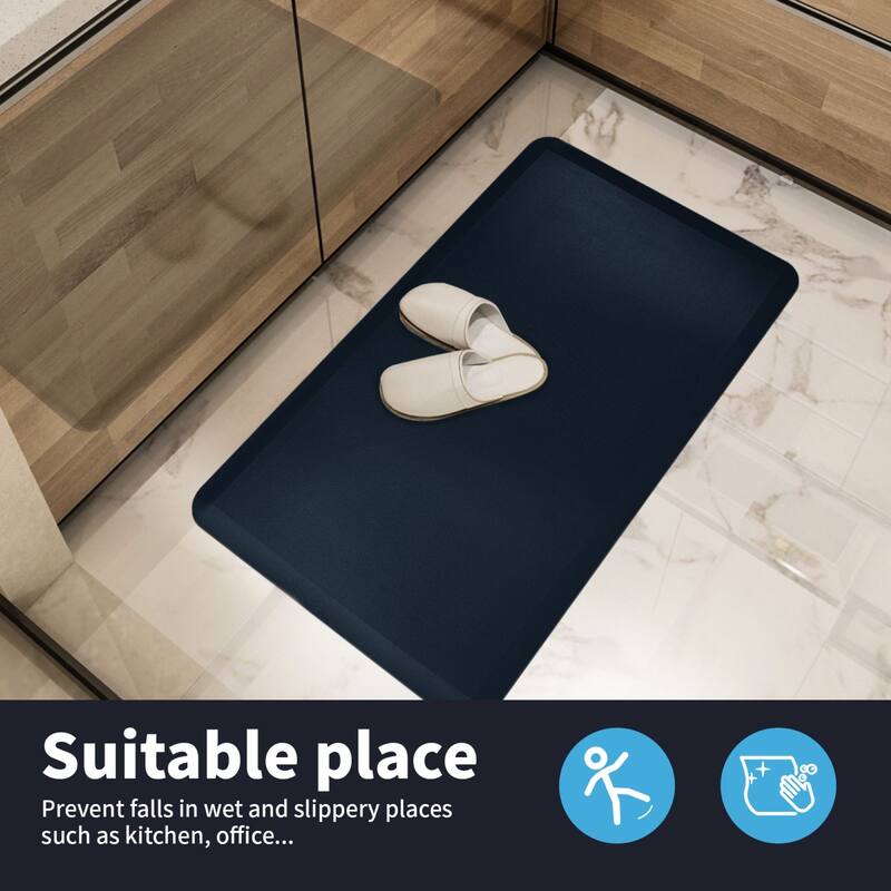 Premium Anti-Fatigue Comfort Mat, Thick, Non-Slip & All-Purpose Comfort - for Kitchen, Office Standing Desk