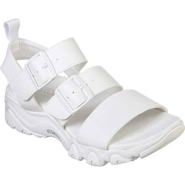 Shop Skechers Women S D Lites 2 0 Cool Cosmos Strappy Sandal White