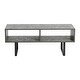 preview thumbnail 12 of 26, Household Essentials Rectangular TV Stand Coffee Table and Storage - 15.8"L x 39.4"W x 15.8"H