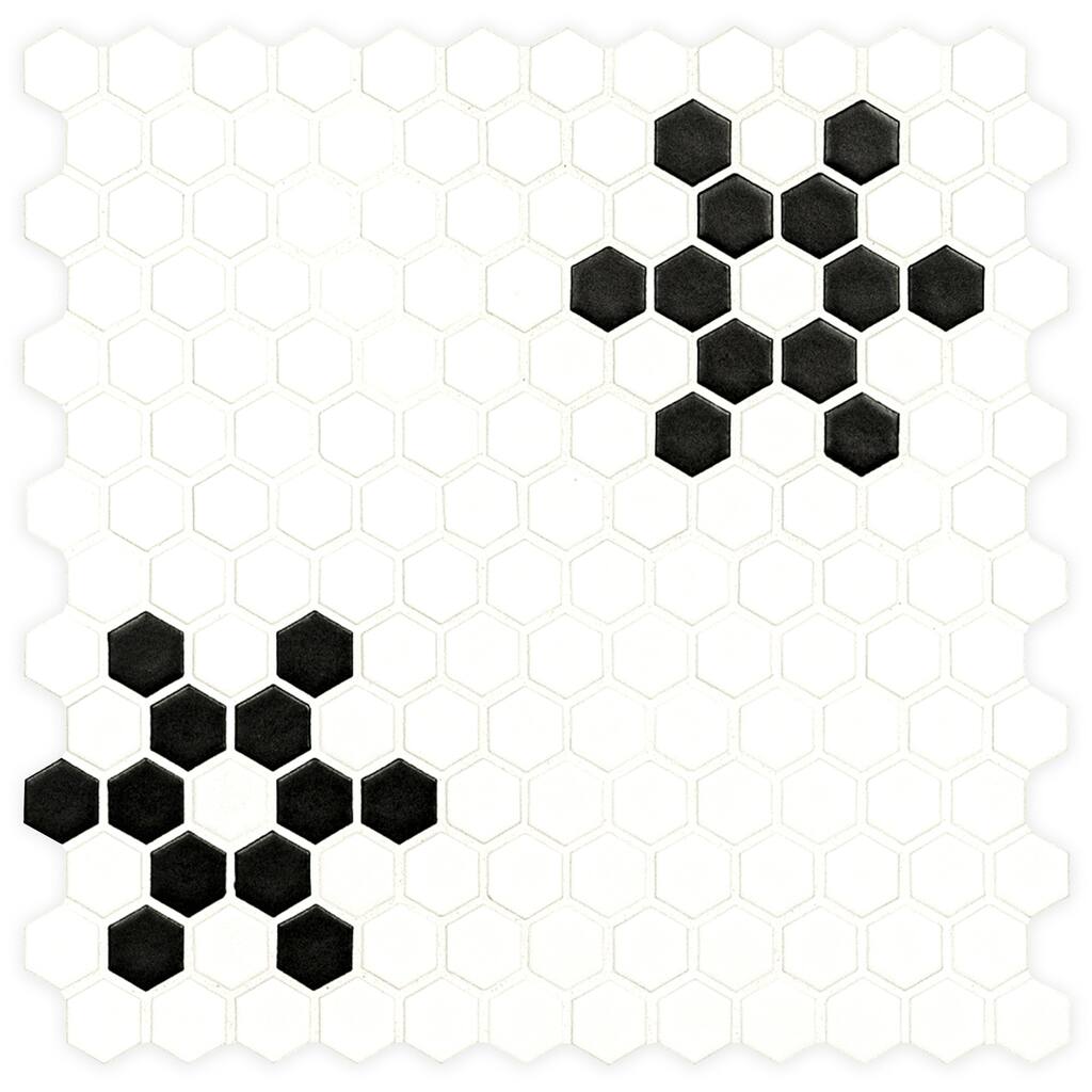 Ackland AKM-P-TUX1X1FLM-CA 12" x 12" Porcelain Floor and Wall Tile - - Tux