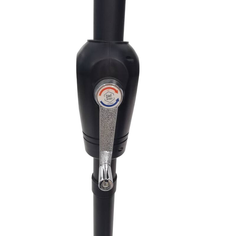 9 ft Powder Coated Aluminum Market Outdoor Patio Umbrella