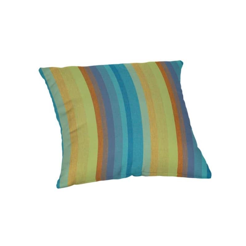 Sunbrella 16-inch Square Striped Outdoor Throw Pillow
