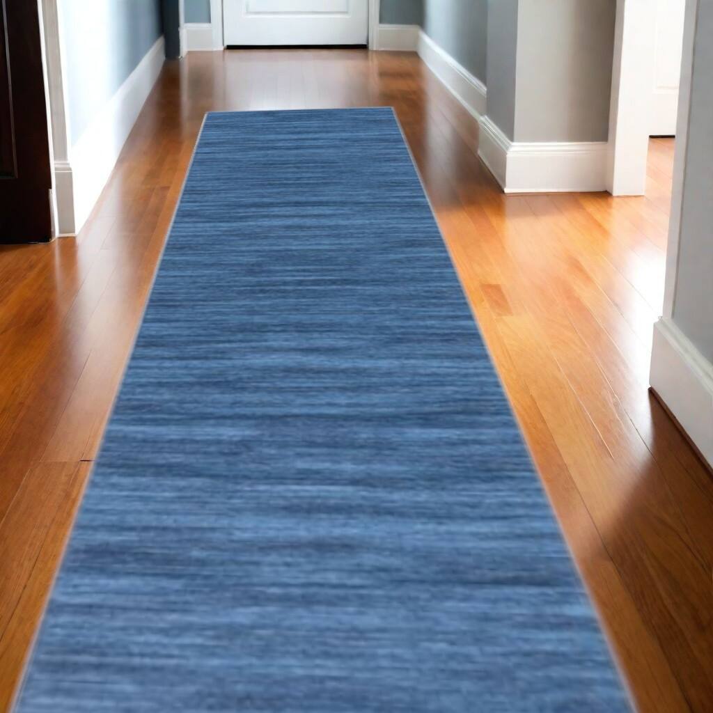 Nuray Power Loomed Abstract Modern Non Skid Low Pile Area Rug By HomeRoots - 120' X '26' X '0.25