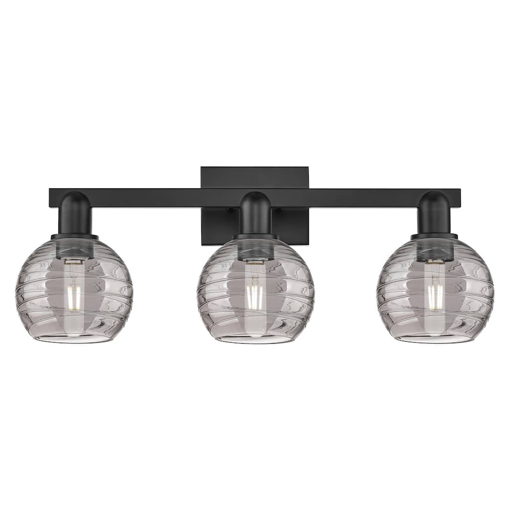 Innovations Lighting 716-3W-G1213-6SM Athens Deco Swirl 3 Light 26"
