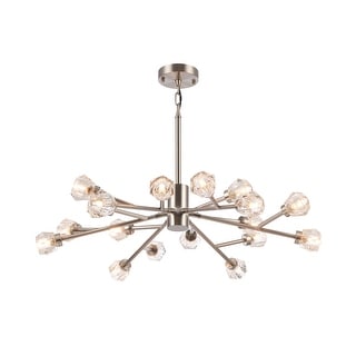 16 Light Chrome Chandelier With Crystal Shades - Bed Bath & Beyond ...