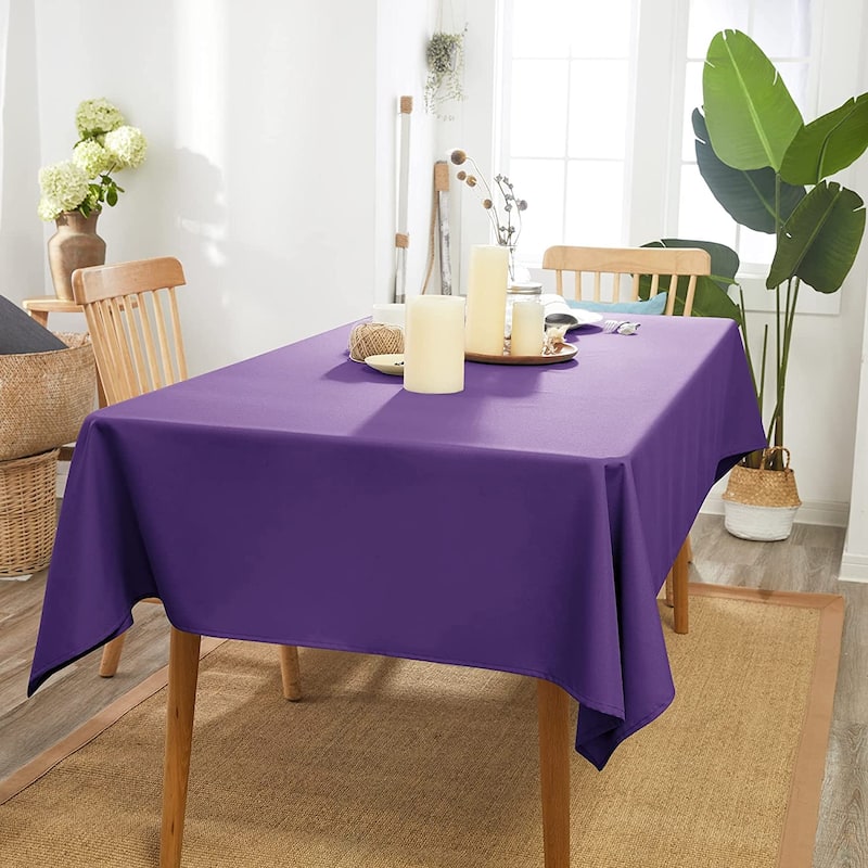 Deconovo Waterproof Solid Tablecloth 1 PC