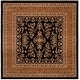 preview thumbnail 138 of 140, SAFAVIEH Lyndhurst Kuralay Traditional Oriental Rug 6' Square - Black/Tan - Square