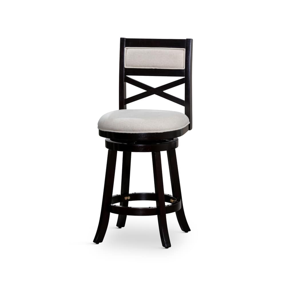 DTY Indoor Living Meeker X-Back Swivel Stool