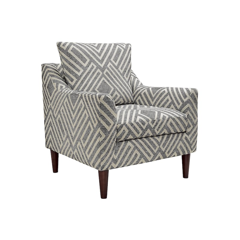 Signature Design by Ashley Morrilton Next-Gen Nuvella Natural/Charcoal Accent Chair - 35" W x 35.75" D x 39.75" H