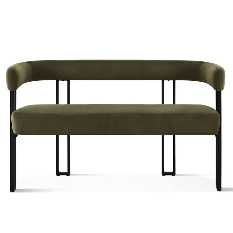 Velvet 48.5" Bench - Green