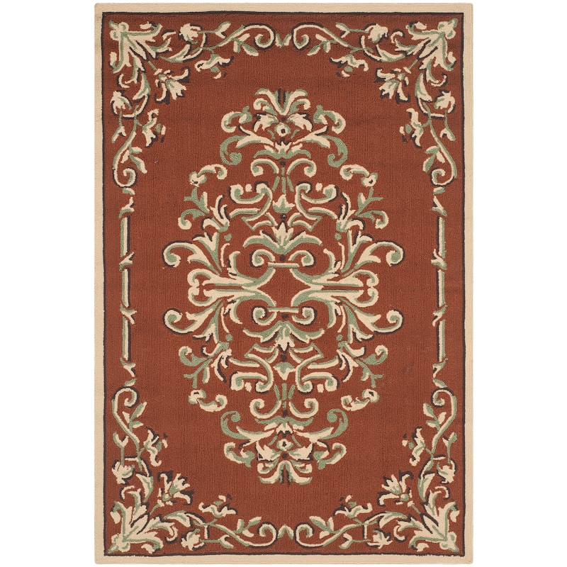 SAFAVIEH Handmade Easy Care Janene Oriental Rug - 3' x 5' - Rust/Multi - Rectangle