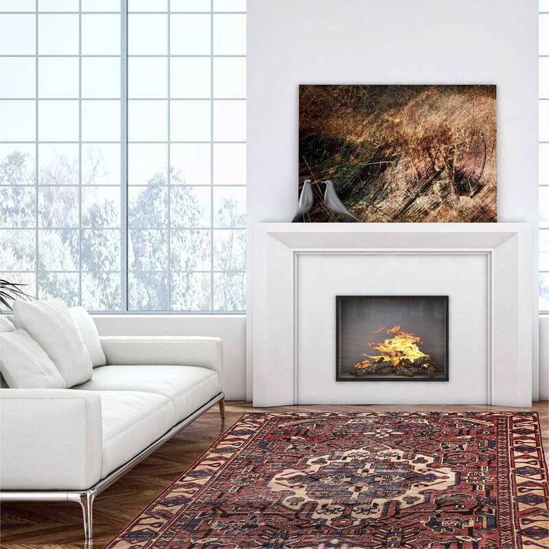 ECARPETGALLERY Hand-knotted Antalya Vintage Dark Copper Wool Rug - 4'8 x 6'5