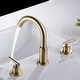 preview thumbnail 15 of 31, 8 Inch Widespread Bathroom Sink Faucet 3 Holes Bathroom Faucet Double Handle Modern Basin Vanity Faucets Deck Mounted No Drain