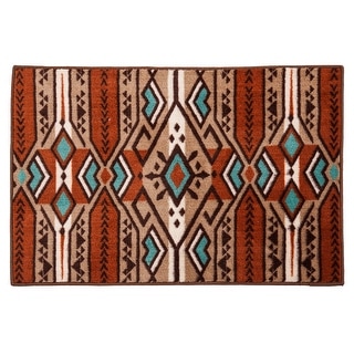 HiEnd Accents Aztec Stripe Rug, 24x36