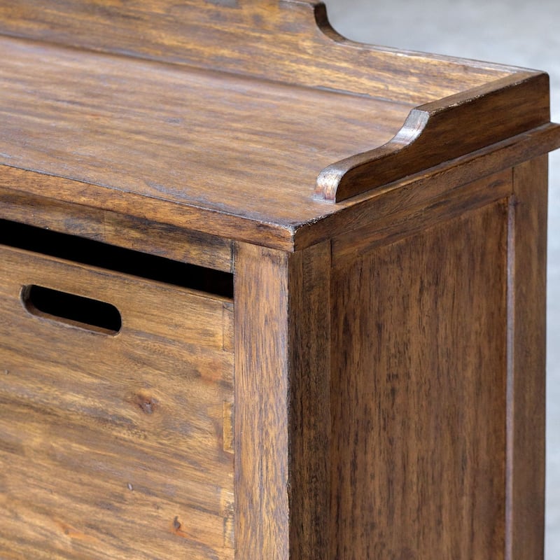 Uttermost Ardusin 48" Wide 6 Drawer Mahogany Wood Accent Cabinet
