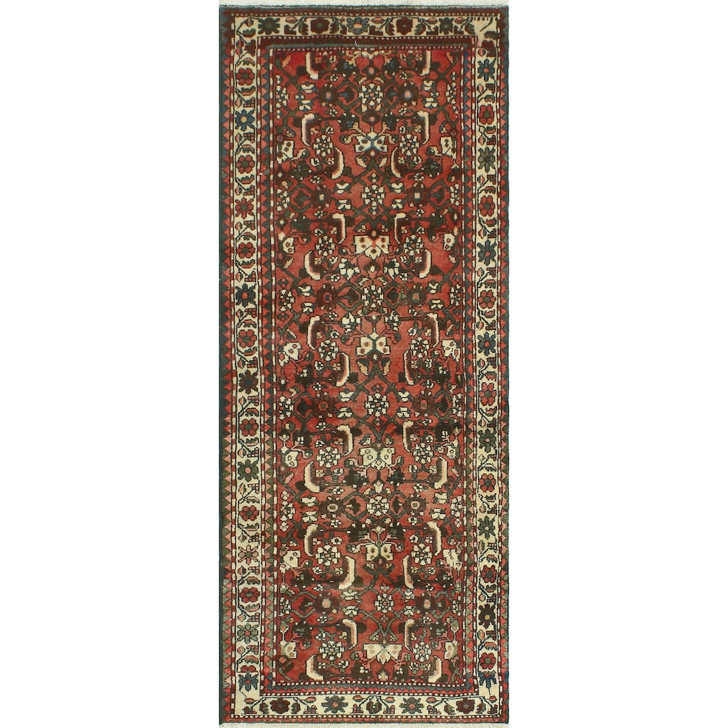 Fine Vintage Distressed Aretha Charcoal/Ivory Runner - 3'0" x 7'6"